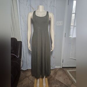 Sleeveless Olive Green Maxi Dress - Classic Tank Style